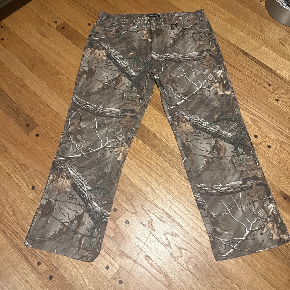 NEW Realtree Xtra Camo Hunting Pants Men 38x32 Cotton Deer Outdoor 3P02 Jeans